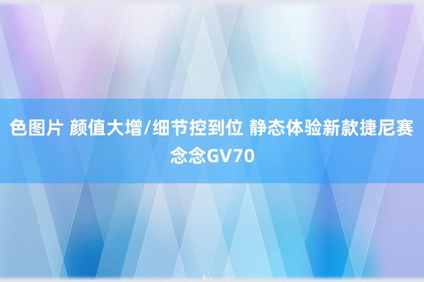 色图片 颜值大增/细节控到位 静态体验新款捷尼赛念念GV70