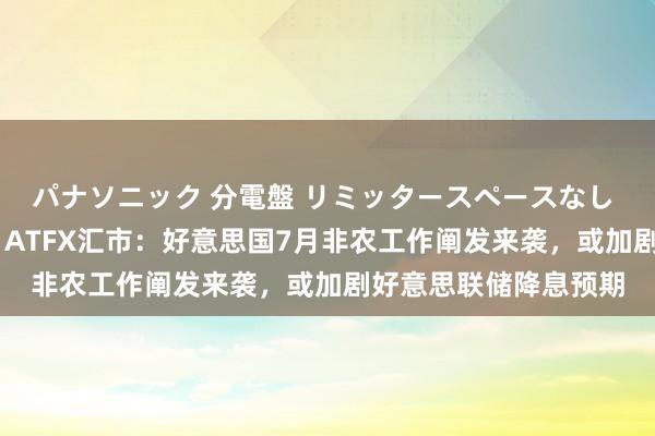 パナソニック 分電盤 リミッタースペースなし 露出・半埋込両用形 ATFX汇市：好意思国7月非农工作阐发来袭，或加剧好意思联储降息预期