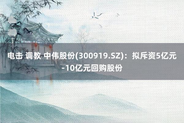 电击 调教 中伟股份(300919.SZ)：拟斥资5亿元-10亿元回购股份