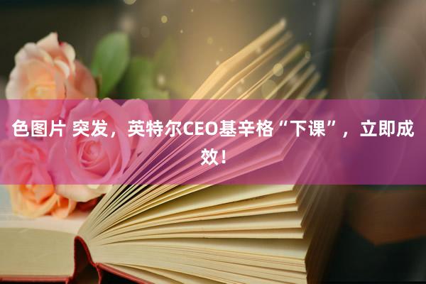 色图片 突发，英特尔CEO基辛格“下课”，立即成效！