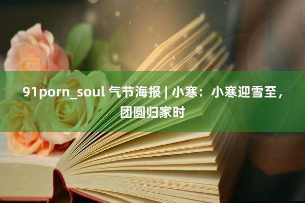 91porn_soul 气节海报 | 小寒：小寒迎雪至，团圆归家时