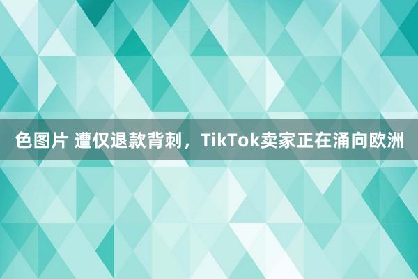 色图片 遭仅退款背刺，TikTok卖家正在涌向欧洲