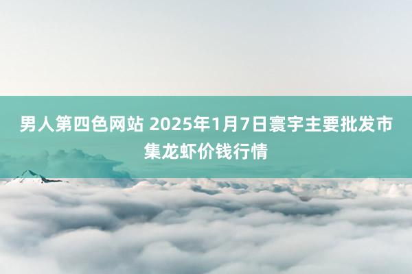 男人第四色网站 2025年1月7日寰宇主要批发市集龙虾价钱行情