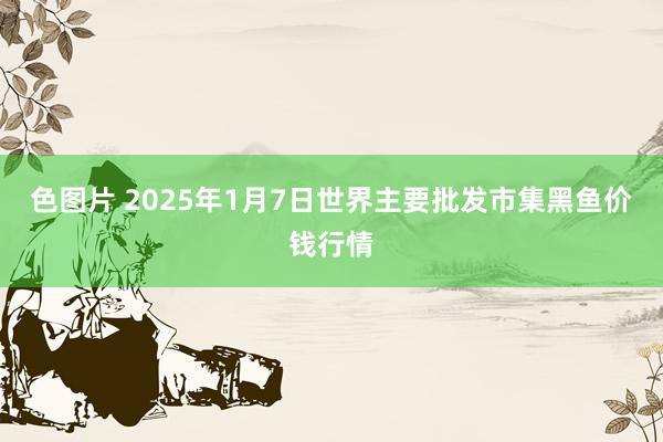 色图片 2025年1月7日世界主要批发市集黑鱼价钱行情