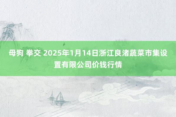 母狗 拳交 2025年1月14日浙江良渚蔬菜市集设置有限公司价钱行情