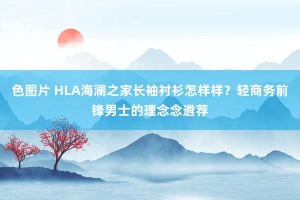 色图片 HLA海澜之家长袖衬衫怎样样？轻商务前锋男士的理念念遴荐